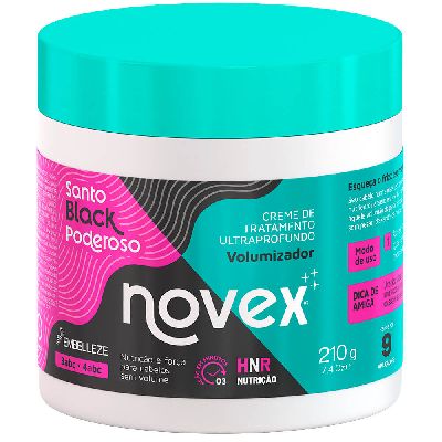 NOVEX 210 GR SANTO BLACK MEUS CACHOS