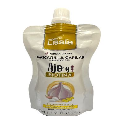 LISSIA MASCARIILA  90ML AJO Y BIOTINA