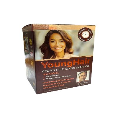 SACHET 25ML SHAMPU BROWN HAIRx10und (mar